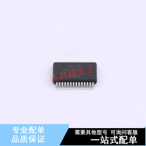 单片机(MCU/MPU/SOC) ATMEGA1608-XU SSOP-28-208mil 全新原装正