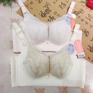 都市丽人新款 CD杯大胸包容软圈四排扣 YBC4J1女士内衣反重力杯薄款