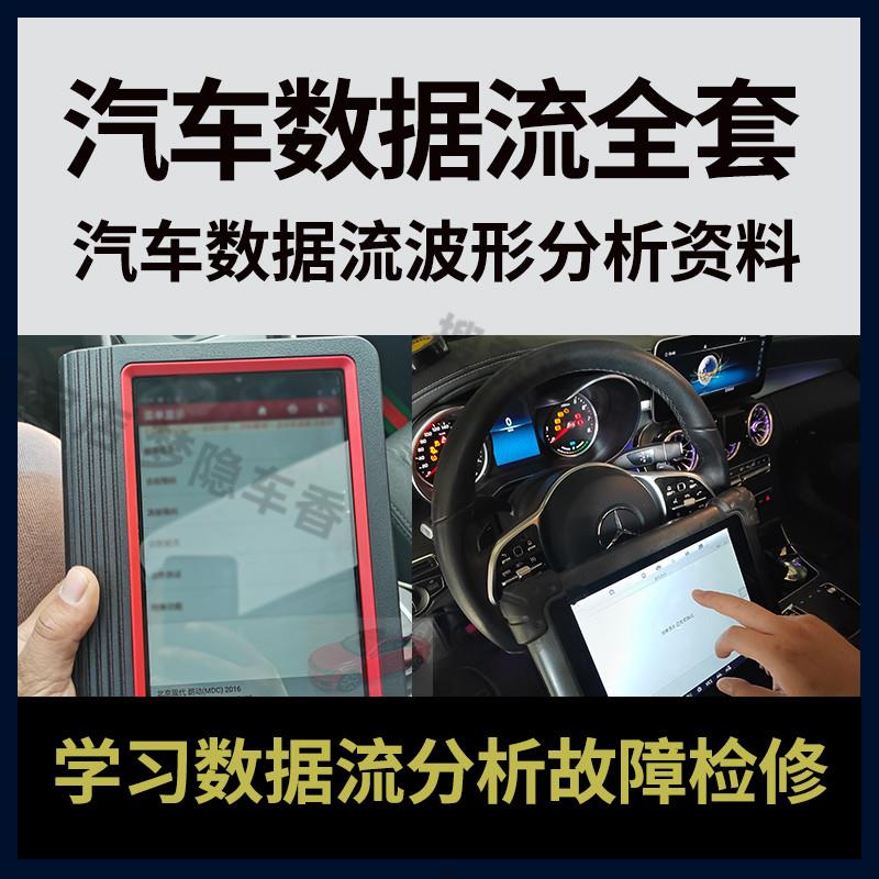 汽车数据流资料发动机数据流波形分析案例维修资料传感器电脑正时