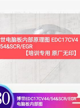 电脑板内部原理图 EDC17CV44/54&SCR/EGR 电脑板电路图