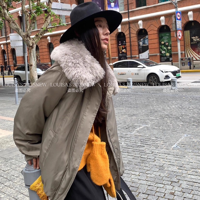 LOUISA.S赫本风羽绒服女冬保暖