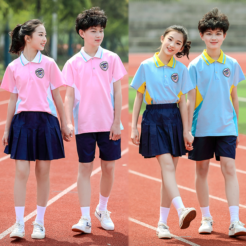 小学生校服班服短袖短中裤运动装