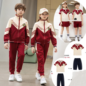 幼儿园园服小学生班服春夏运动装