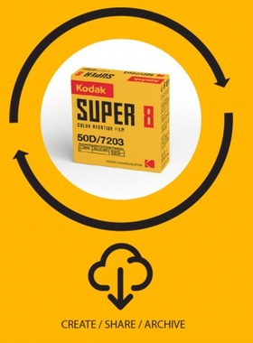 柯达Kodak 8mm 超八 8毫米 电影胶片冲洗扫描 Super8 ECN-2 加急