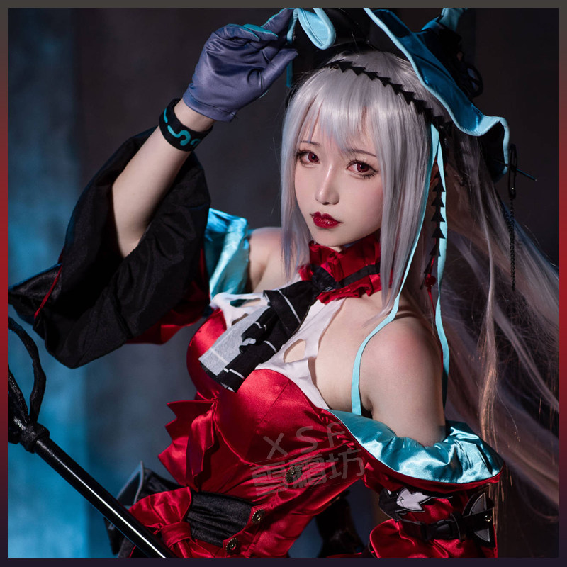 明日方舟 浊心斯卡蒂cos服装女 礼服sp二周年全套御姐cosplay假发