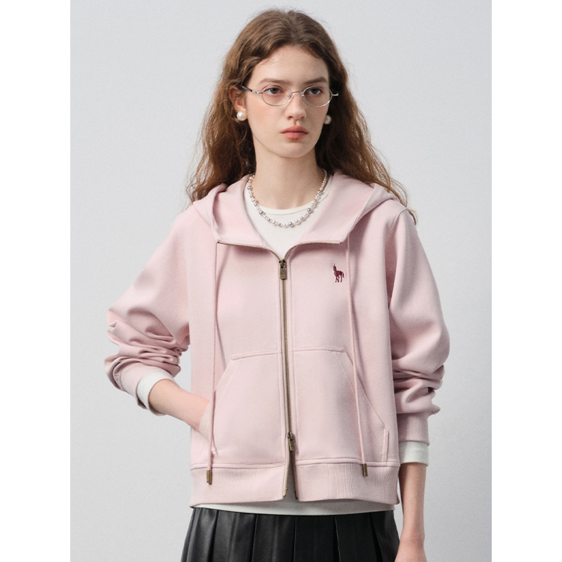 2026春季外套新款显瘦遮肉拉链减龄连帽卫衣女休闲宽松刺绣上衣潮,女装/女士精品,卫衣/绒衫,淘宝优惠券,粉丝福利购,淘宝优惠卷