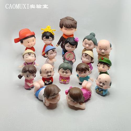 卡通手办人物模型可爱现货