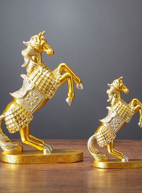 工厂批发马摆件客厅家居装饰桌面电视柜酒柜摆设创意乔迁礼物货源