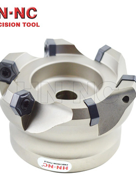 海纳高效率铣刀盘TFM55AHNS平面数控铣刀盘HNCX050410数控刀片