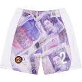 Pound Sterling Jersey Shorts - White