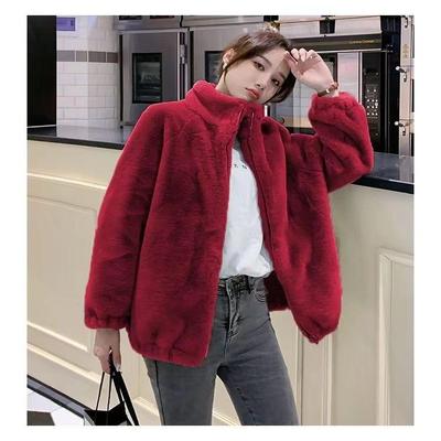 2024新款秋冬加厚保暖摇粒绒卫衣短款保暖外套双面珊瑚绒抓绒衣女