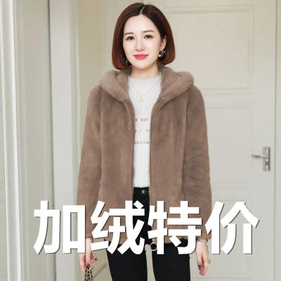 双面摇粒绒连帽外套女新款大码珊瑚绒冬季加绒加厚拉链上衣女卫衣