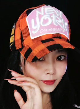 关关雎鸠货车帽逛街女春秋中檐