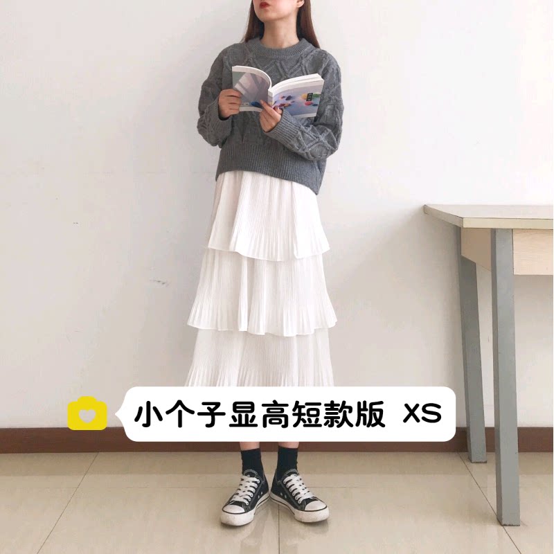 小个子蛋糕百搭风显高仙女裙