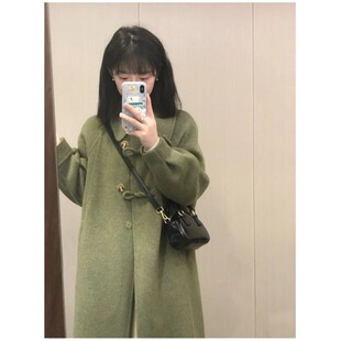 小个子145加厚毛呢大衣女150秋冬高级感赫本风百搭长款呢子外套xs