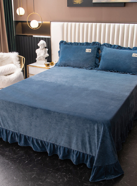 定做短毛绒牛奶绒榻榻米床单被单270x300x320x350x380x400炕单3米