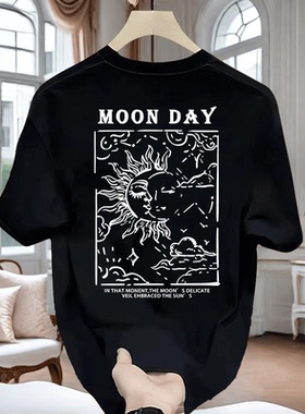 丑爷短袖T恤男士夏季2024新款纯棉潮牌半袖大码男装体恤男生衣服