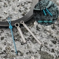 Silver Needle-Blue Second-9.5-14-14mm