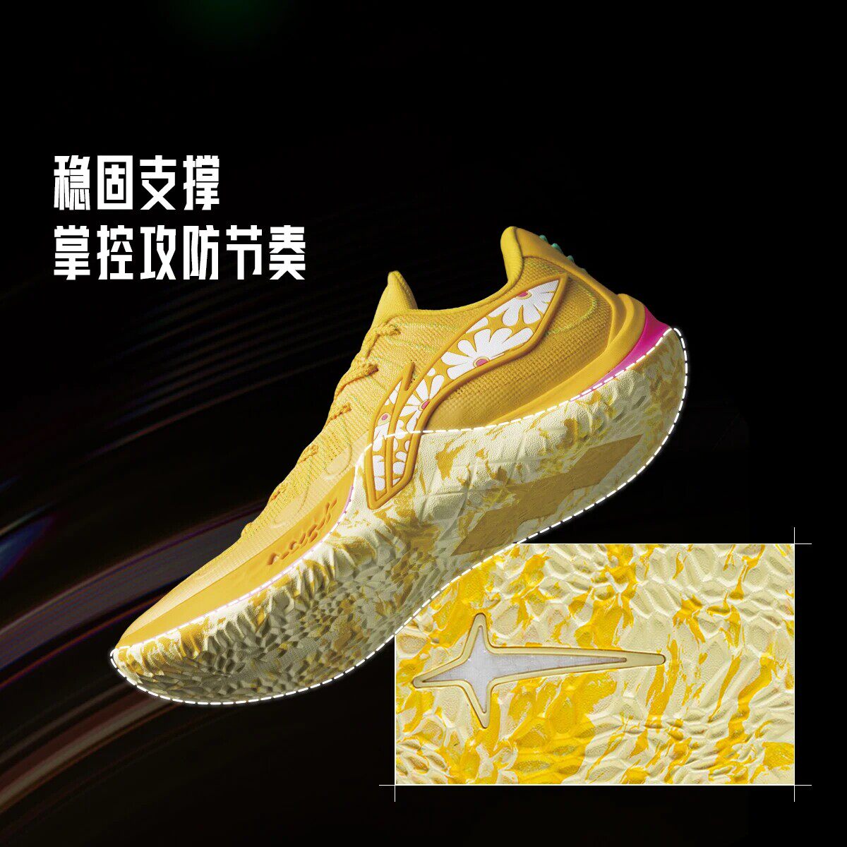 李宁音速14耐磨篮球专业比赛鞋男时尚舒适透气低帮运动鞋ABAW035