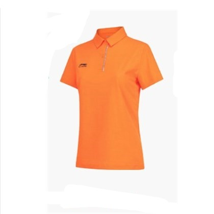 李宁正品短袖女士POLO衫夏季新款训练翻领透气休闲运动t恤APLS006