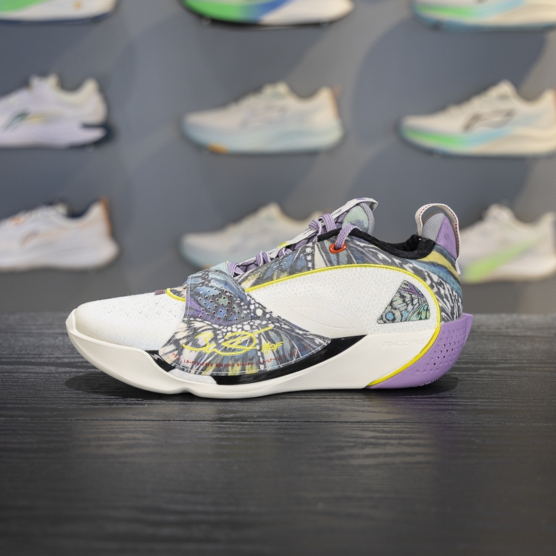 李宁韦德全城13 ENCORE篮球鞋男子轻量高回弹专业比赛鞋ABAV043