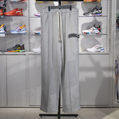 反伍BADFIVE男子加绒保暖宽松直筒运动裤 李宁卫裤 2024冬季 AKLU521