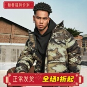 李宁羽绒服男2025冬季 反伍系列宽松80%鸭绒保暖羽绒服AYMU197 新款