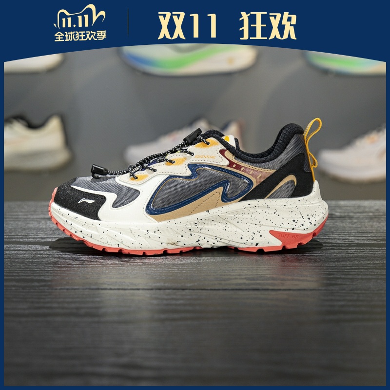 李宁四季通用耐磨反光童户外鞋
