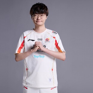 李宁短袖LPL官方赛季WBG战队经典队服男女同款夜光运动服ATSU645