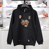 李宁男子卫衣2024春季 新款 反伍系列宽松休闲套头连帽卫衣AWDU083