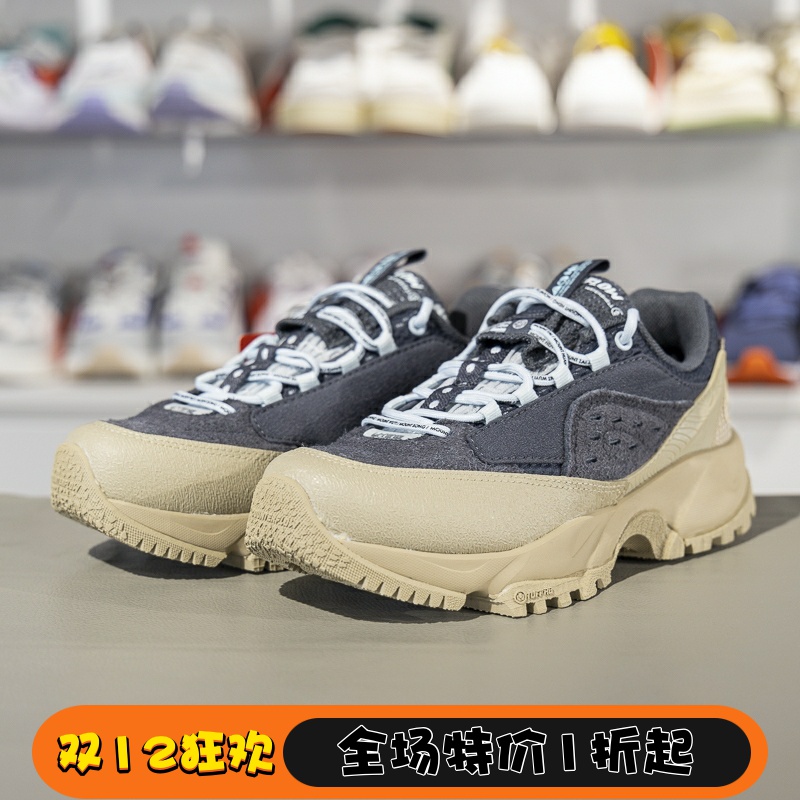 李宁防滑耐磨女子系带户外休闲鞋