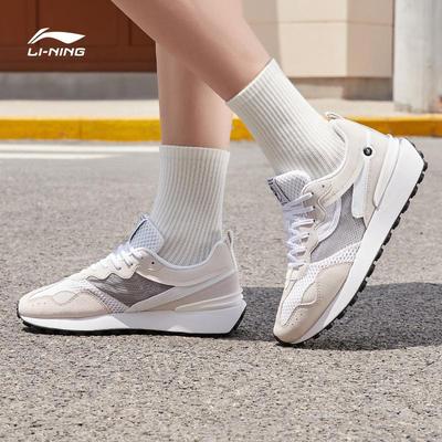 正品李宁夏季经典透气休闲女鞋