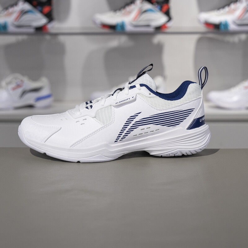 李宁羽毛球鞋全能王V男女同款2025新款减震防滑训练运动鞋AYTT001