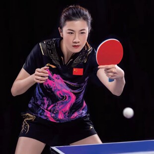 李宁乒乓球服女款夏季速干龙服巴黎奥运会同款舒适短袖 AAYR360