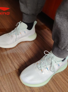 李宁无界3男子回弹健身训练春季减震防滑䨻BENG科技跑步鞋AFVT001