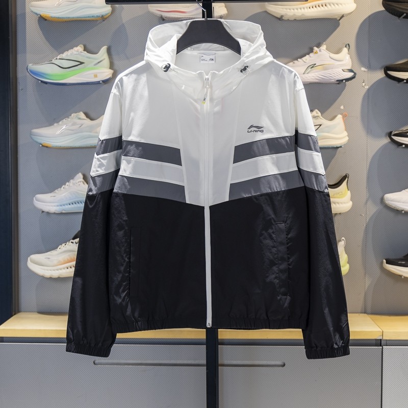 李宁运动风衣男女同款2025秋季新款防晒宽松休闲连帽外套AFDV701,运动服/休闲服装,运动风衣,淘宝优惠券,粉丝福利购,淘宝优惠卷
