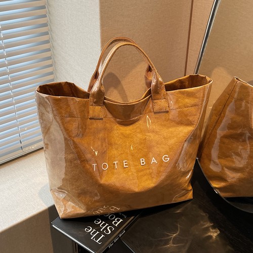 牛皮纸手提袋上班通勤托特包包