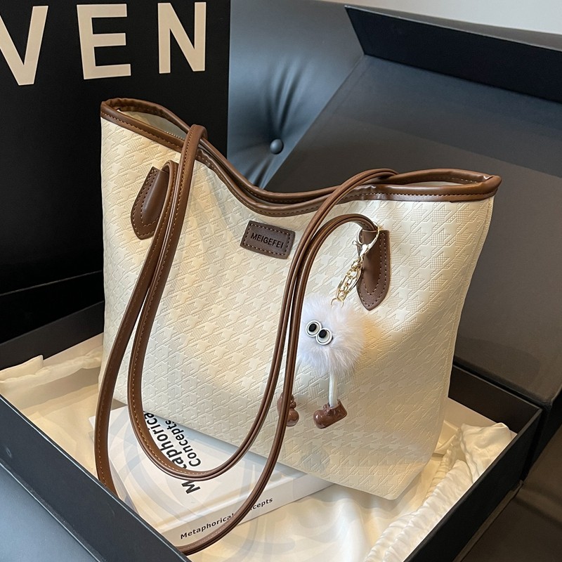 大容量包包女2025新款夏季时尚高级感单肩包大学生上课通勤托特包,箱包皮具/热销女包/男包,通用款女包,淘宝优惠券,粉丝福利购,淘宝优惠卷