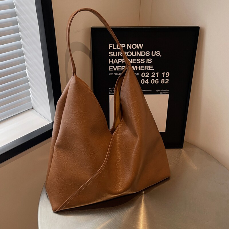 复古大容量包包女春夏新款简约百搭托特包韩版休闲通勤单肩腋下包