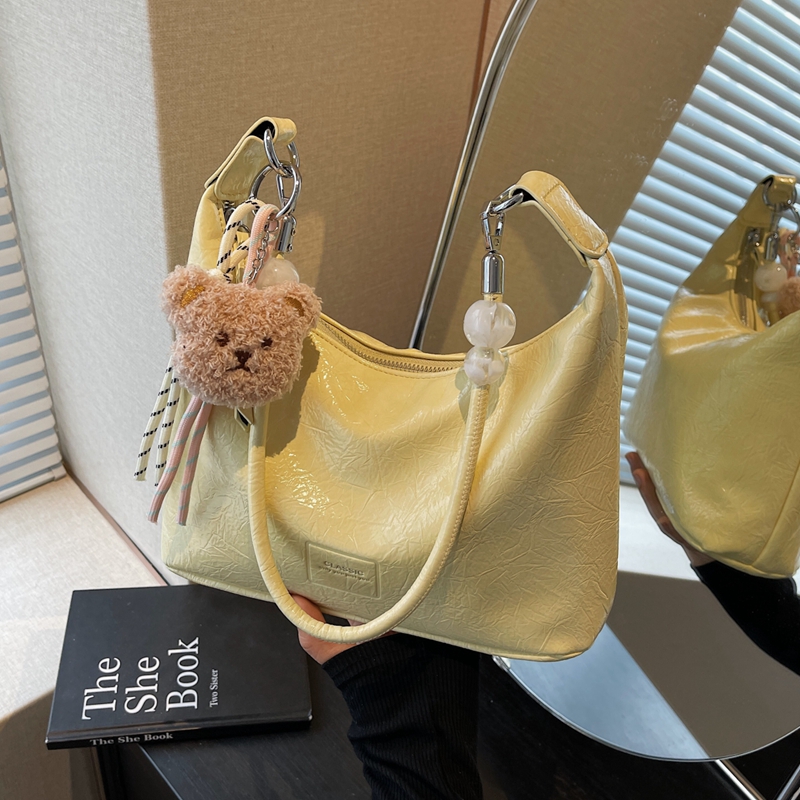 夏季休闲单肩斜挎饺子包