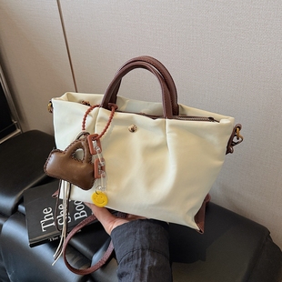 轻便尼龙布小包包女式 休闲迷你单肩斜挎包通勤手提饺子包 2025新款