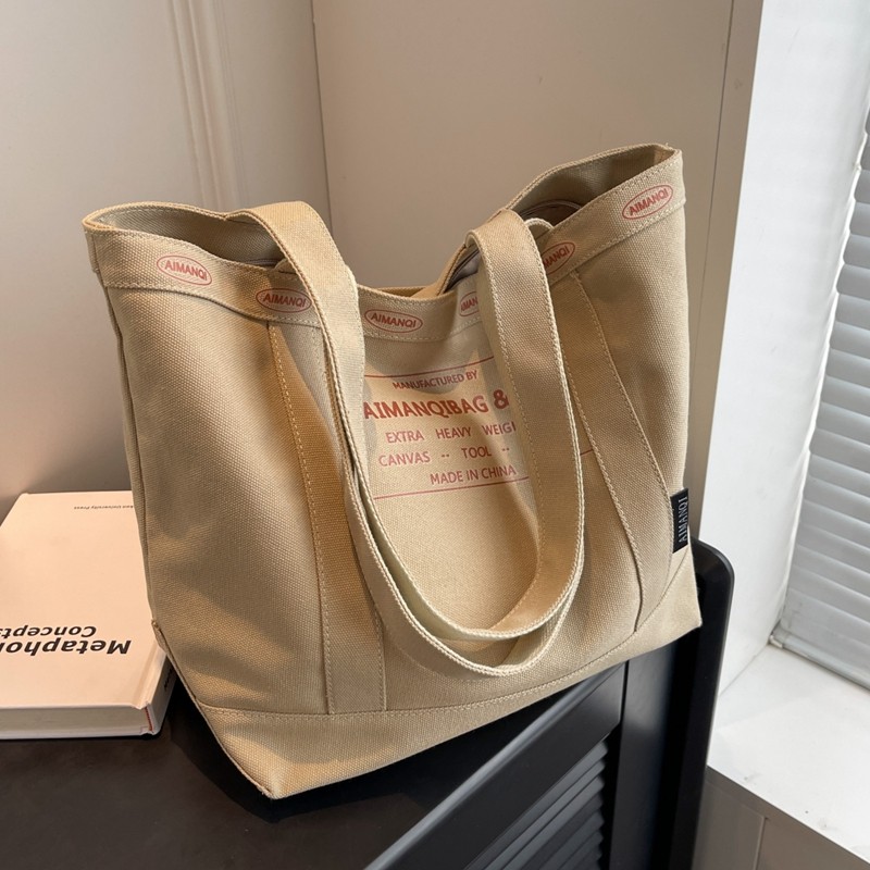 大容量包包女秋冬新款时尚单肩包帆布百搭托特包上课通勤包购物袋,箱包皮具/热销女包/男包,通用款女包,淘宝优惠券,粉丝福利购,淘宝优惠卷