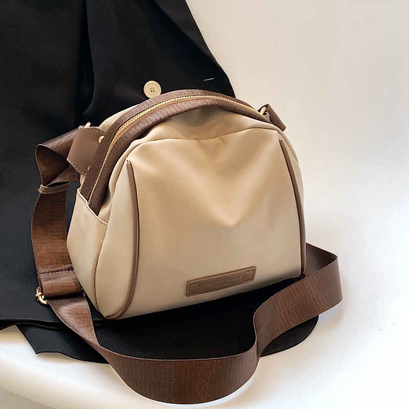 牛津布贝壳包单肩斜挎日韩风