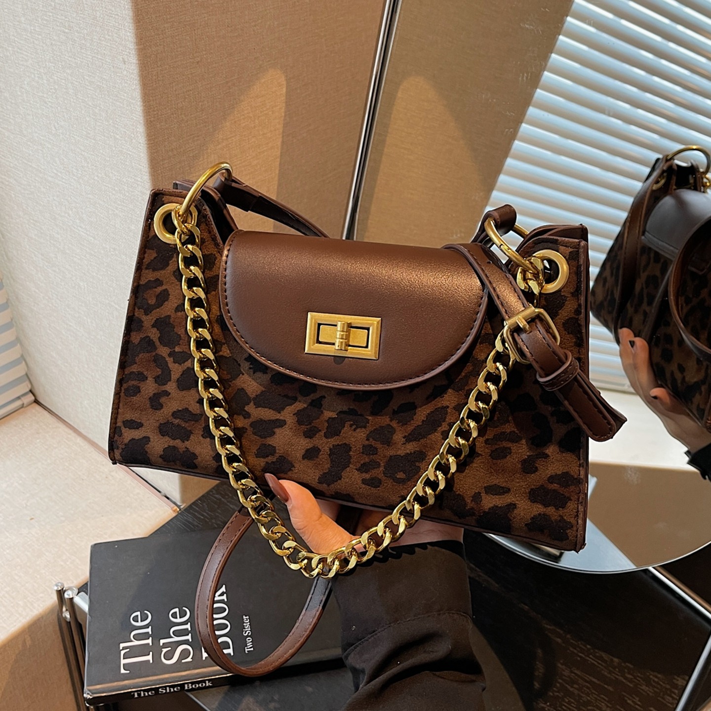 小众复古豹纹包包女士2026新款时尚流行斜挎包百搭通勤单肩腋下包,箱包皮具/热销女包/男包,通用款女包,淘宝优惠券,粉丝福利购,淘宝优惠卷