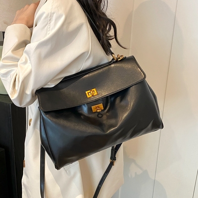 上班通勤单肩手提包大容量托特包