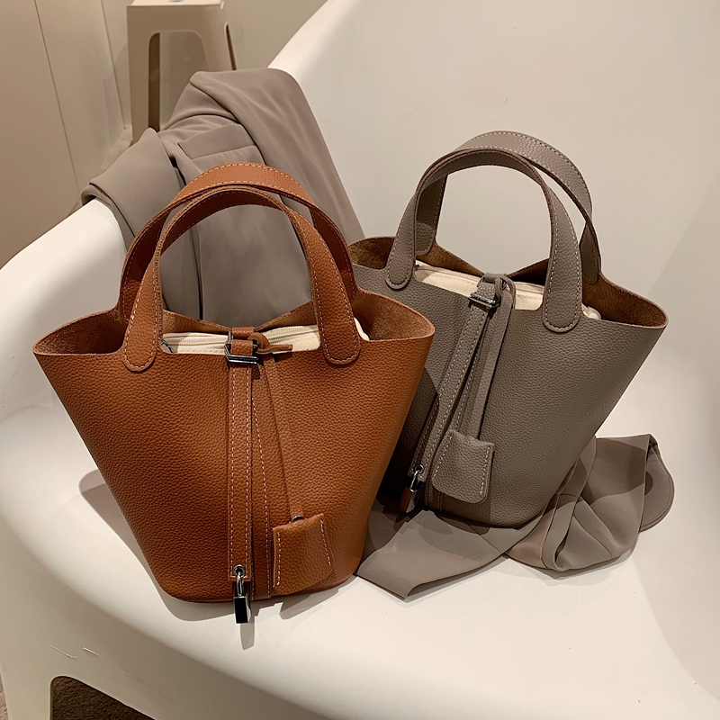 水桶包上班通勤手提日韩风