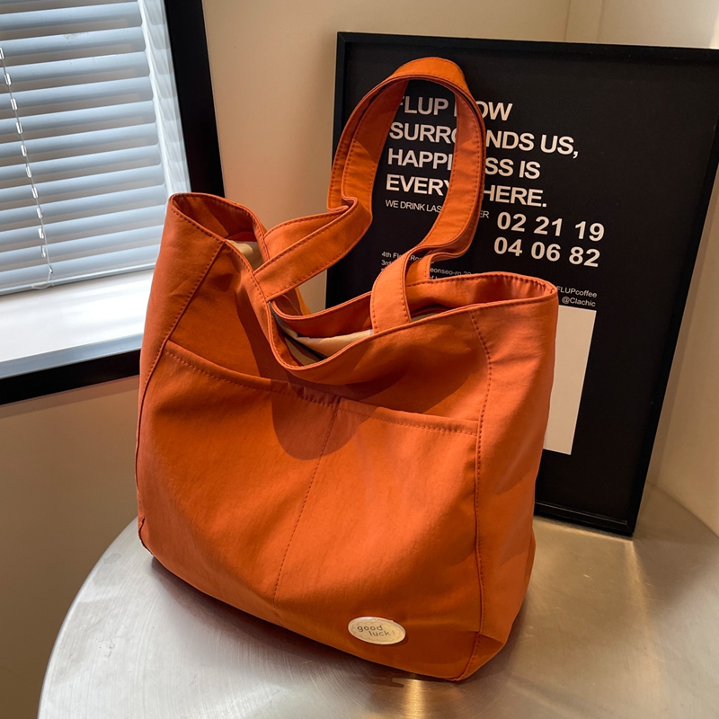 大容量帆布托特包单肩购物袋