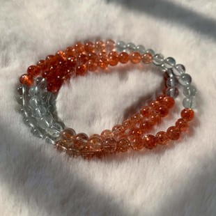 建木信使|【高品质】天然阿鲁沙金太阳石绿柱石水晶手串原矿