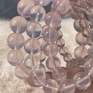 建木信使|【人手一个】天然粉水晶莫桑比克六芒星无优化手串原矿