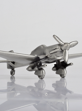 木公开物德国stuka斯图卡俯冲轰炸机JU87G全金属模型螺旋桨可转动